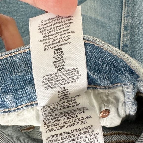 NWT Mother The Ditcher Zip Flood Jeans in Love On The Beat sz 26 - Picture 8 of 9